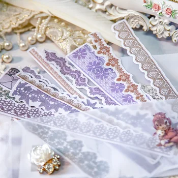 

20set/1lot Kawaii Stationery Stickers lace Diary Planner Decorative Mobile Stickers Scrapbooking DIY Craft Stickers