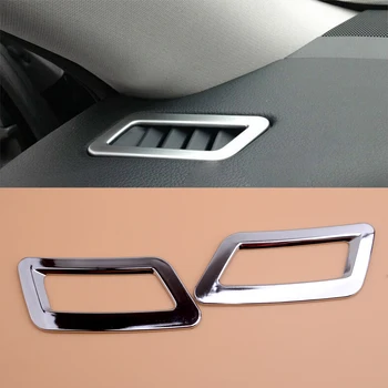 

1Pair Car Plastic Chrome Style Front Air Vent Outlet Cover Frame Trim Fit For Nissan Qashqai J11 Rogue Sport