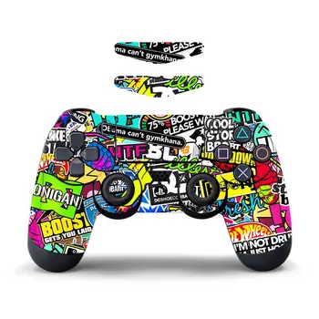 

1 Pcs Camo Stickers For Sony PlayStation4 Game Controller Project Slim For PS4 PS4 Pro With LED Light Bar Stickers