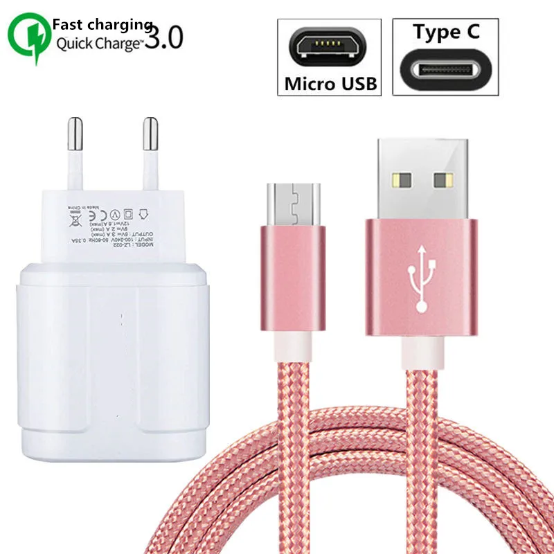 USB QC 3 0 зарядное устройство для Huawei P20 Pro P10 P Smart Plus Nova 3i 3E кабель Mate 10 9 Honor 7X 8X 8C V10