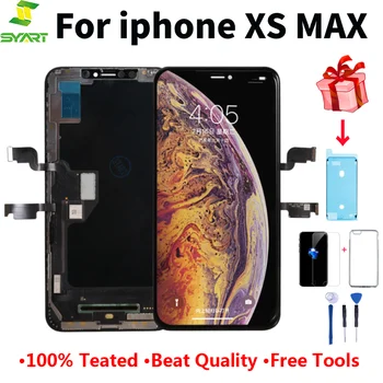 

OLED Display For iphone XS MAX 6.5" LCDs Screen Digitizer with frame Touch Screen Black For iphoneXS MAX lcd Replacement parts