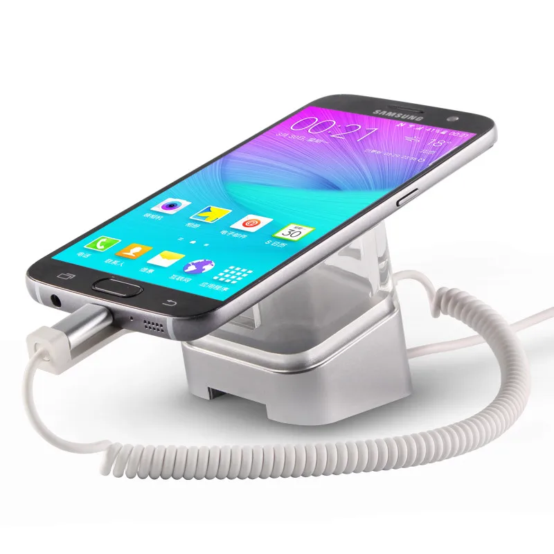 30 set For huawei retai theft control glassy solid acrylic holder android phone charger remote control security display stand