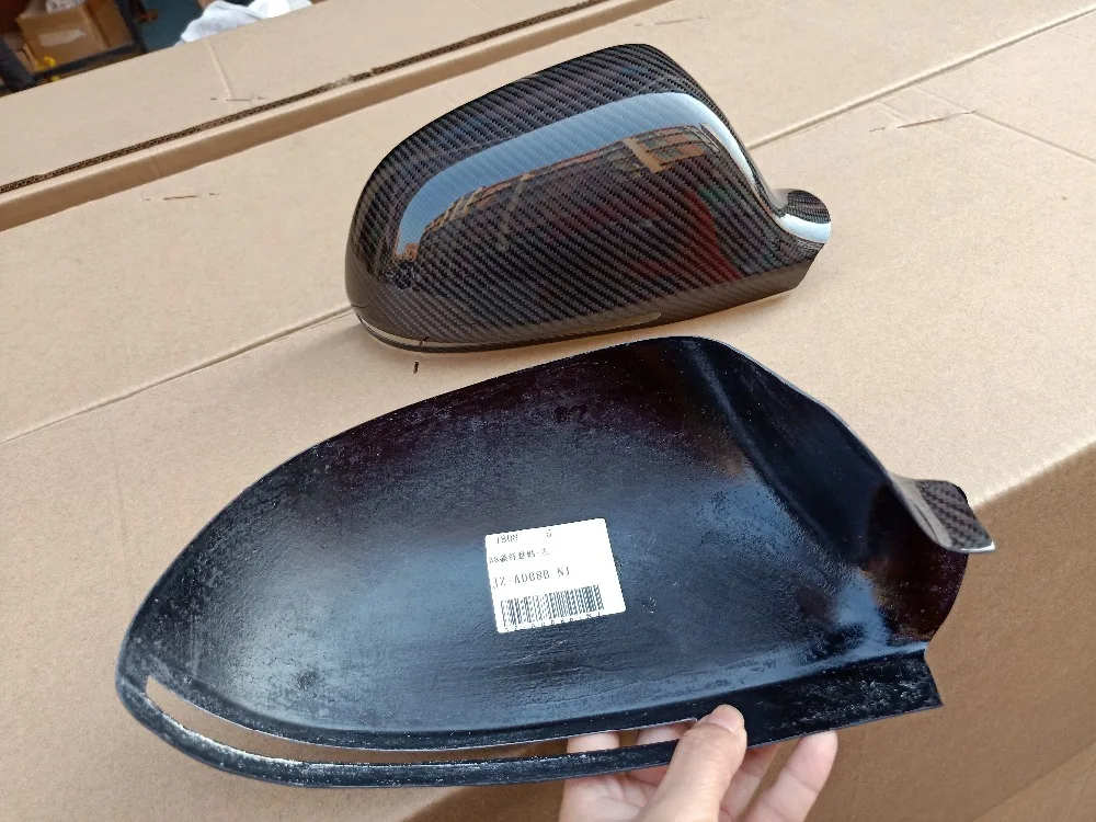 Крышки для заднего зеркала из углеродного волокна A5 A4 B8 2009 2012 RS3 2014 RS6 A8L 2010