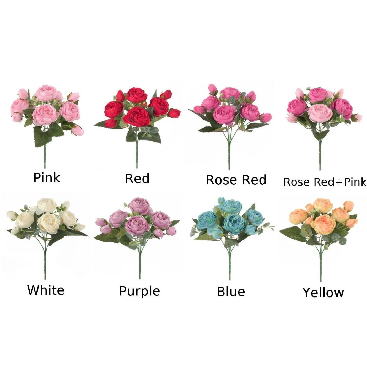 Декоративные букеты искусственные пионы вечерние украшения|Искусственные и