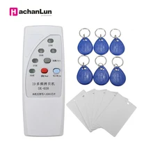 Handheld EM4305 T5577 Rfid 125khz 250khz 375khz 500KHz ID tag Card keyfobs Reader Writer Copier Duplicator Programmer
