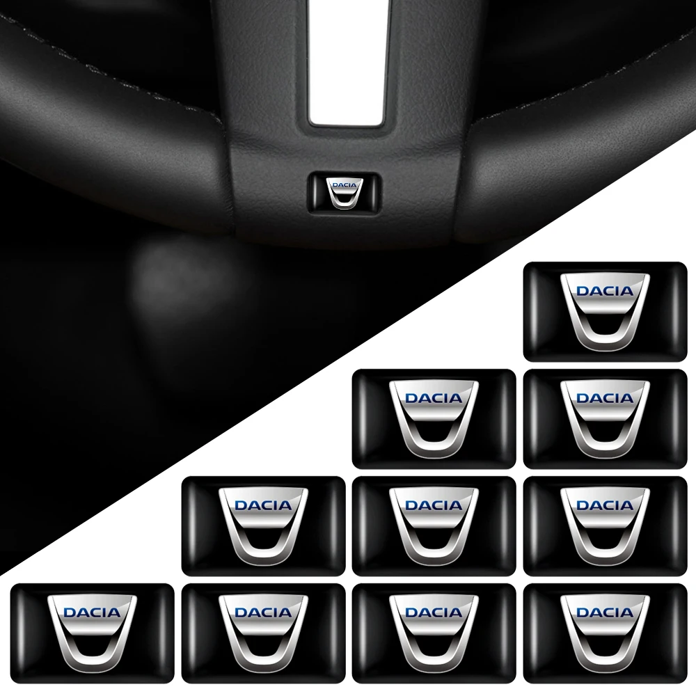 Автомобильные аксессуары 3D эпоксидная отделка DACIA логотип эмблема наклейки для