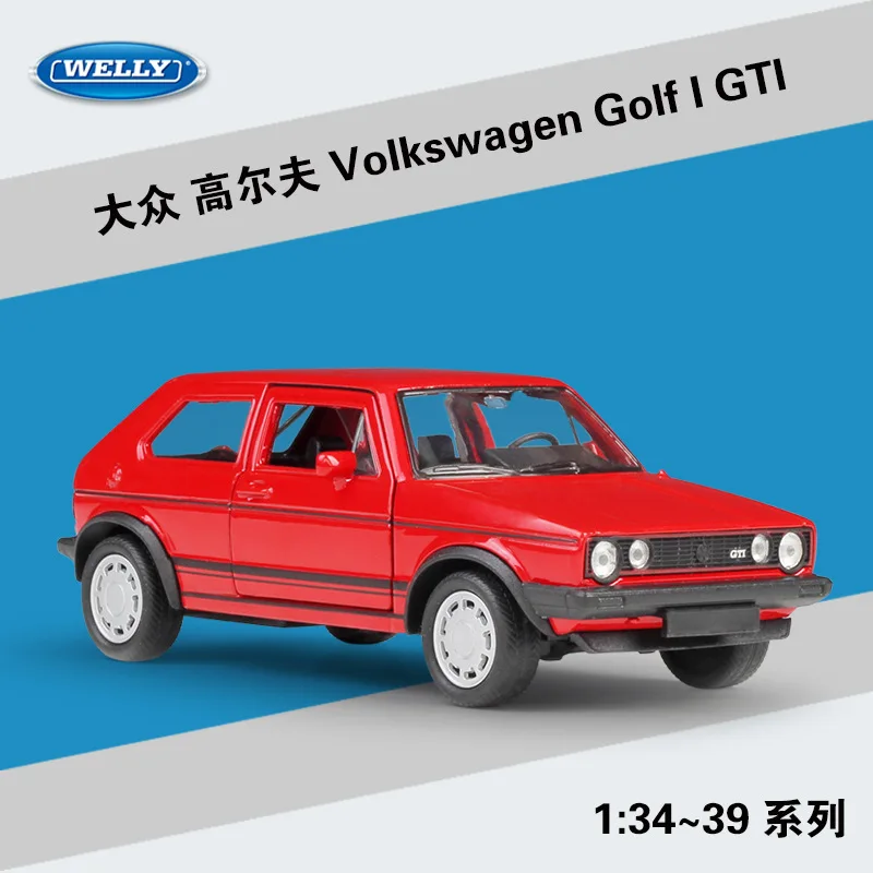 WELLY 1:36 VW Golf I GTI сплав игрушки модели автомобилей|Наземный транспорт| |