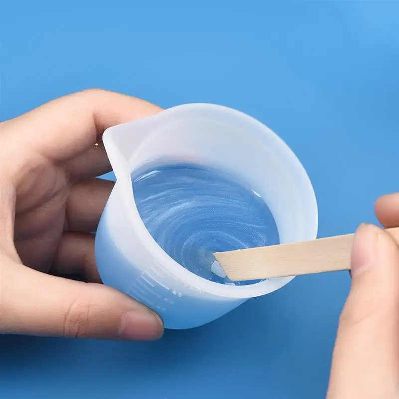 1000g 1:1 AB Epoxy Resin Glue With Tools Kit Set Measuring Cups Gloves Silicone Brush For DIY Jewelry Making