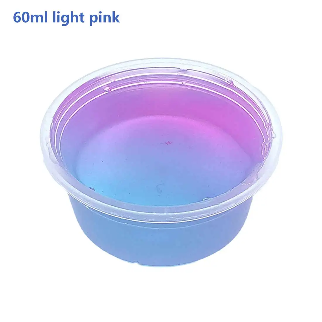 60ml pink and blue Пушистый слайм легкий инструмент для работы с глиной полимерной глины песчаный Пластилин резиновая грязевая игрушка для снятия стресса детские игрушки - Цвет: 60ml pink and blue