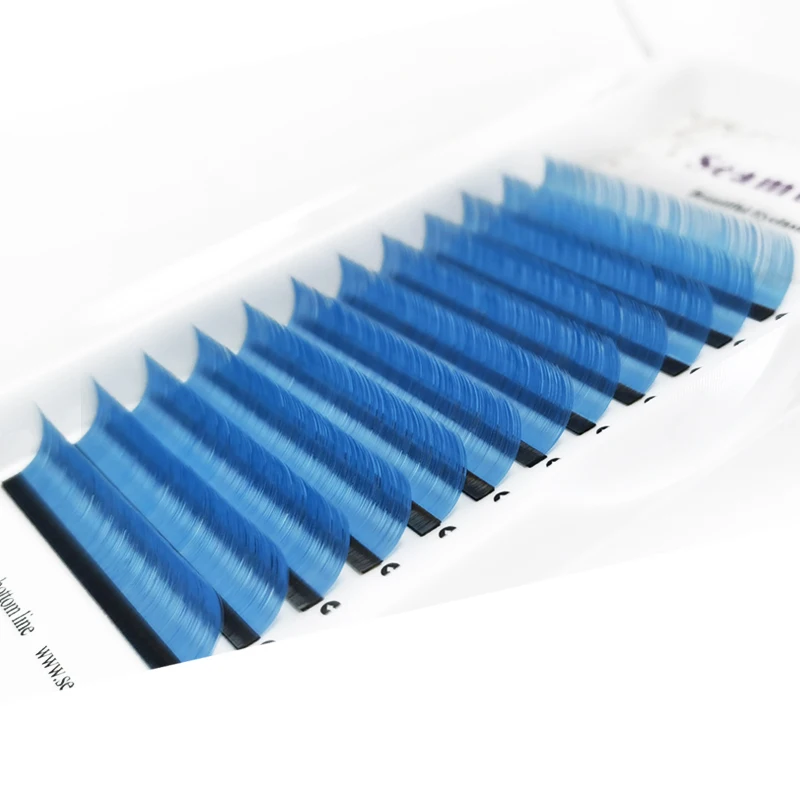 

colored lash False Eyelash Extensions C D Curl Natural 6-15 mm Long Rainbow Lashes eyelash extensionFast Shipping