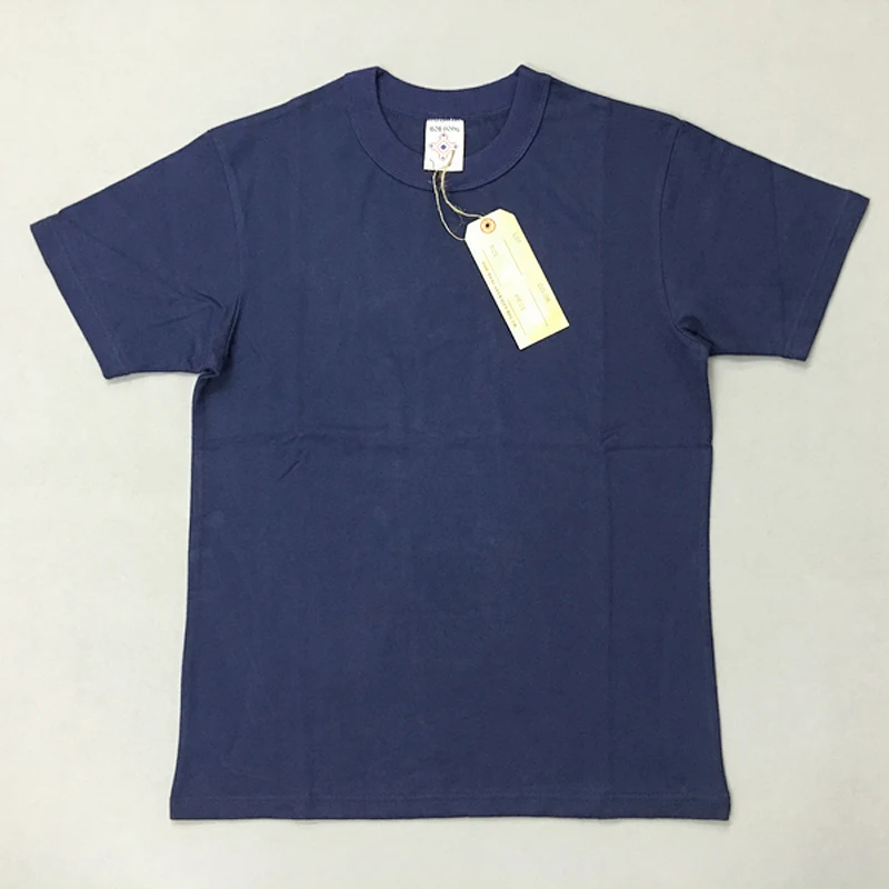 BOB DONG 300gr Basic Tee Shirts Summer Heavyweight Cotton Men's Plain T-Shirts 3