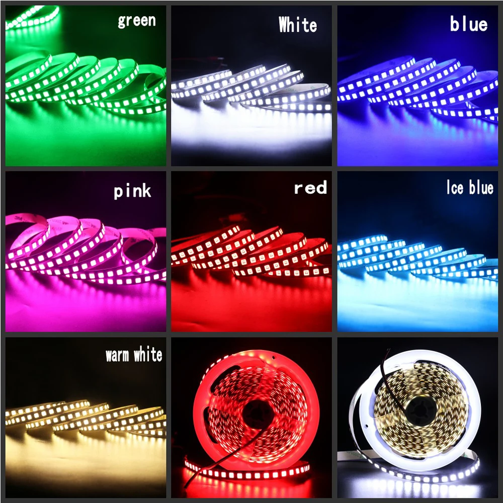 5 м 300 светильник 5050 5054 Водонепроницаемая светодиодная лента 12 в RGB RGBW RGBWW