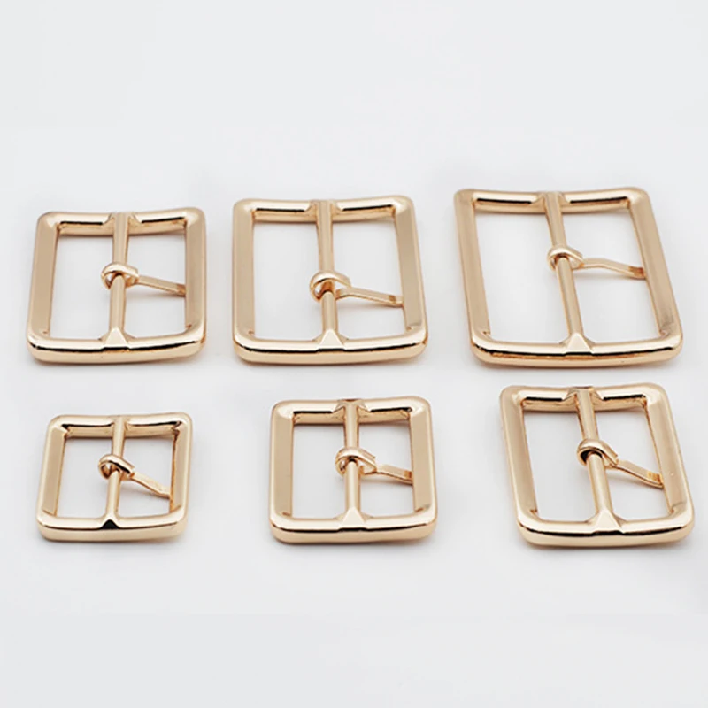 Meetee 5pcs 20-50mm Metal Pin Buckle Bag Strap Webbing Adjust Hook Decoration Clasp DIY Belt Buckle Garment Accessories YK414