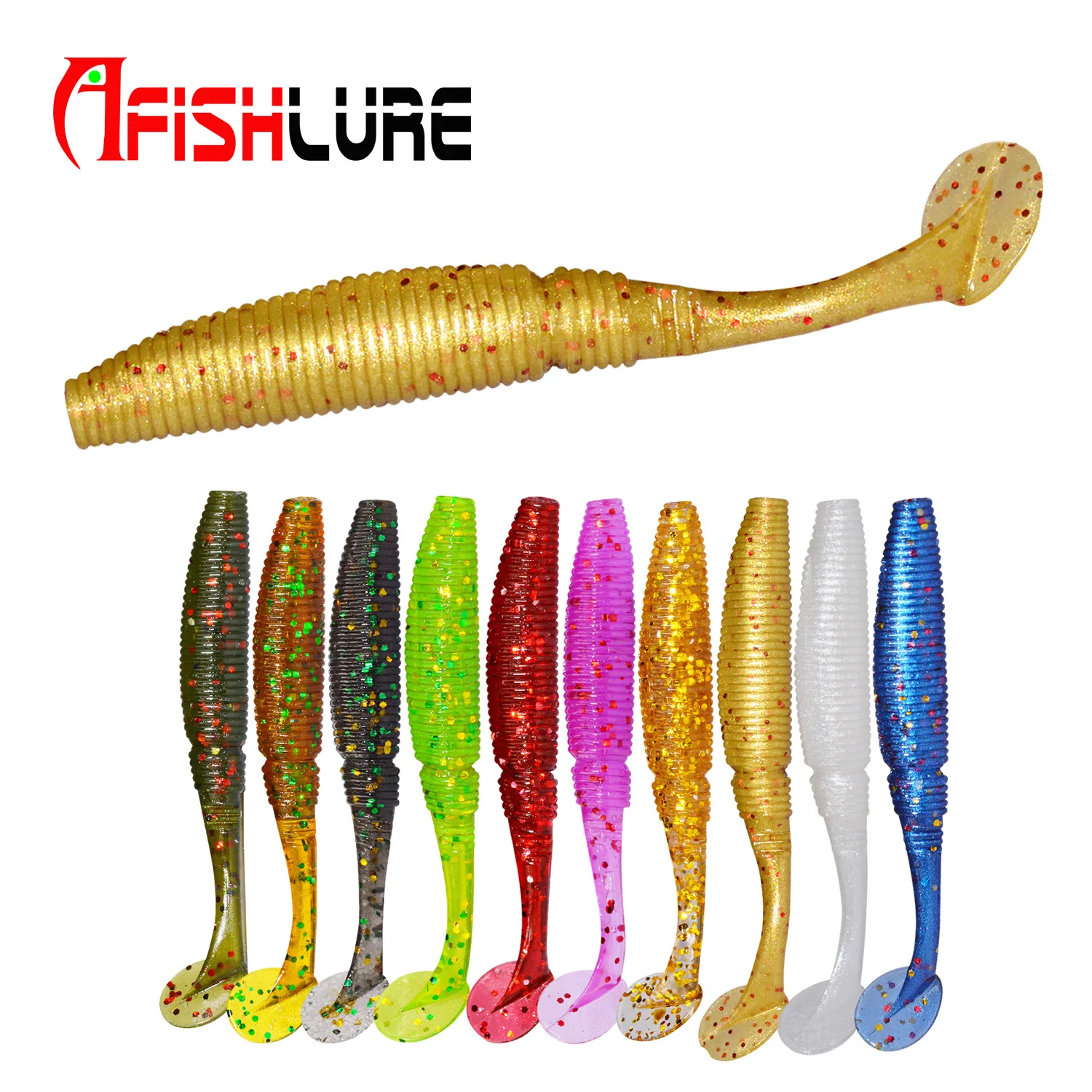 Afishlure плавающие приманки мягкая пластиковая наживка для рыбалки Мягкая приманка