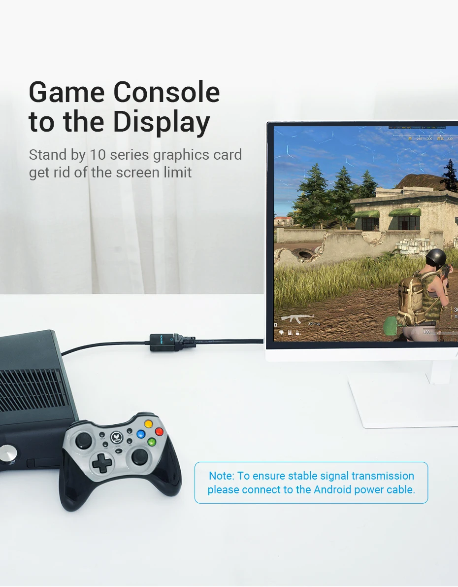 Vention HDMI к VGA PS4 адаптер HDMI Мужской к VGA Женский конвертер цифровой аналоговые аудио и видео преобразования для Xbox tv