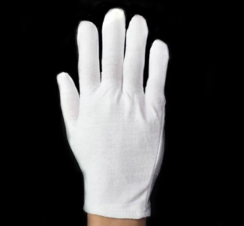 1 пара белые хлопковые перчатки для занятий спортом|golf gloves|glove golfgolf sport |