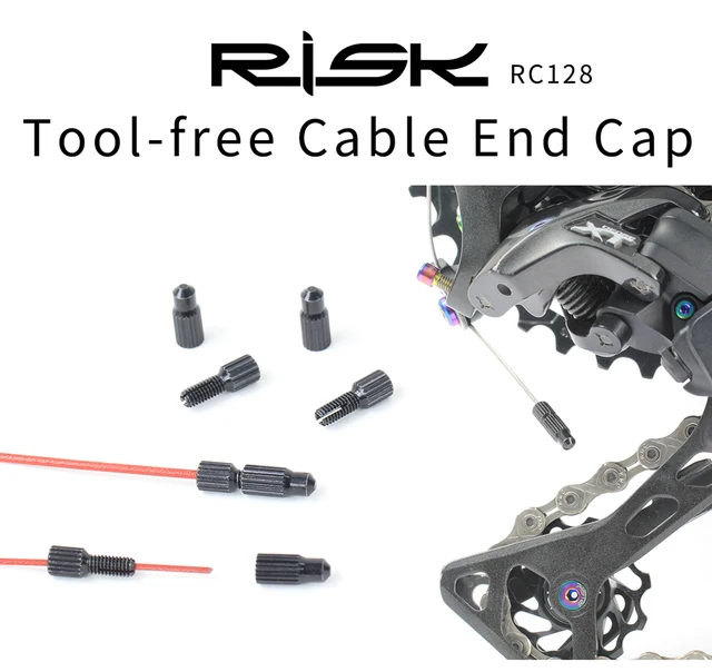 100 Terminali Per Cavi Freno - In Alluminio - 12 Mm - Per Biciclette