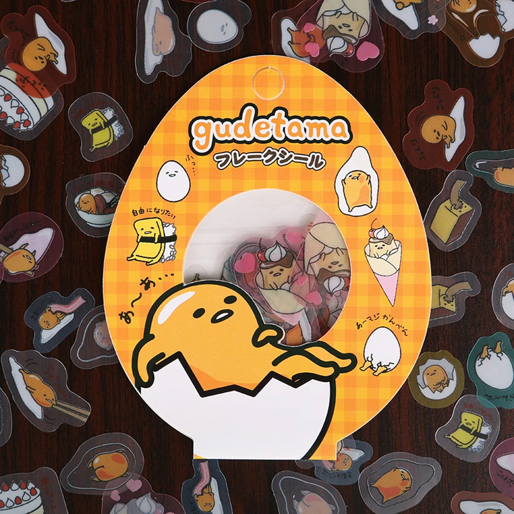 60 шт./упак.! Санрио Gudetama Lazy Egg уплотнения наклейки дневник этикетка наклейки пакет Декоративные Скрапбукинг этикетки «сделай сам»