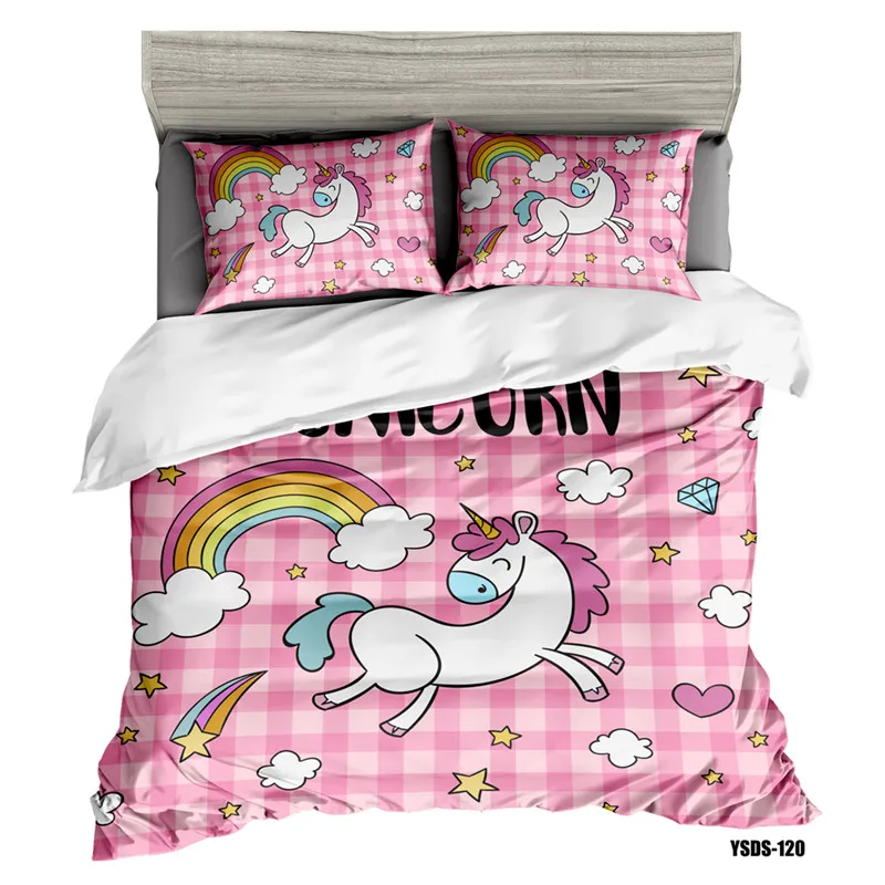 single unicorn bedding