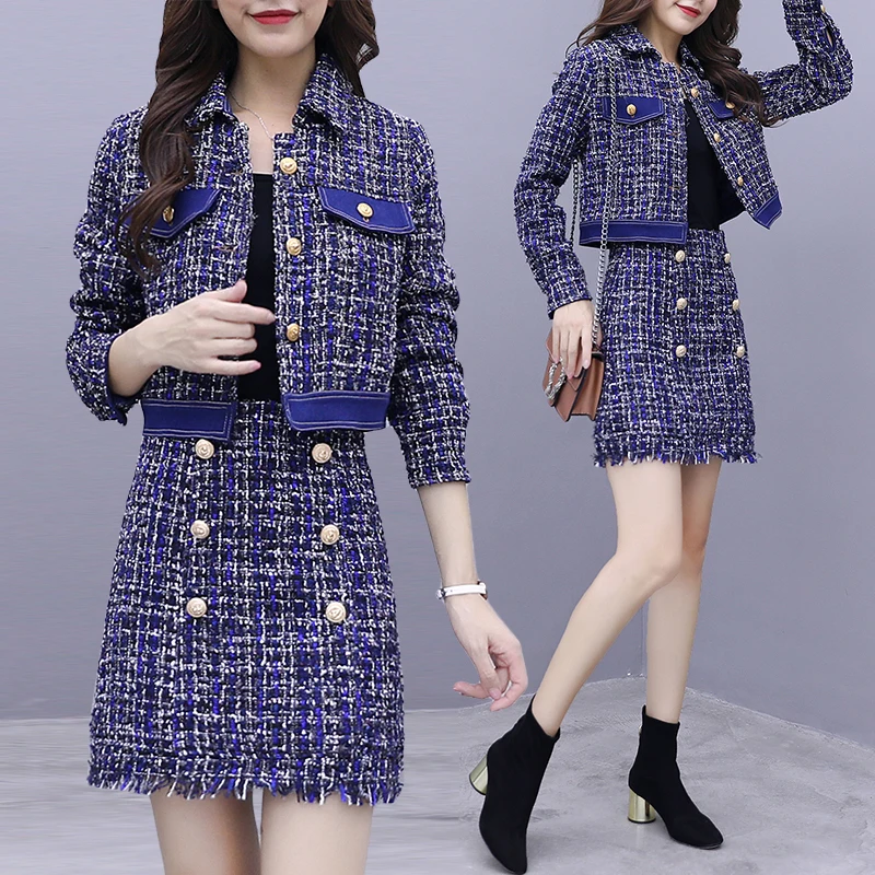 

Small sweet wind suits autumn years new han edition very fairy two-piece aristocratic temperament western style dress skirt girl