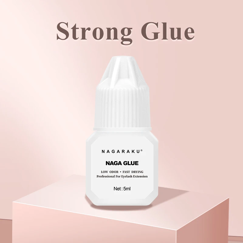NAGARAKU Eyelash Glue Primer  Adhesive Hardener Remover Glue Eyelash Extensions Fast Remove Strong Bond 6