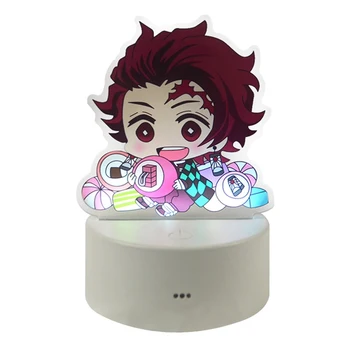 

Anime Demon Slayer: Kimetsu No Yaiba Tanjiro Kamado Figure LED Night Light for Kids Bedroom Decor Kids Lamp Gift
