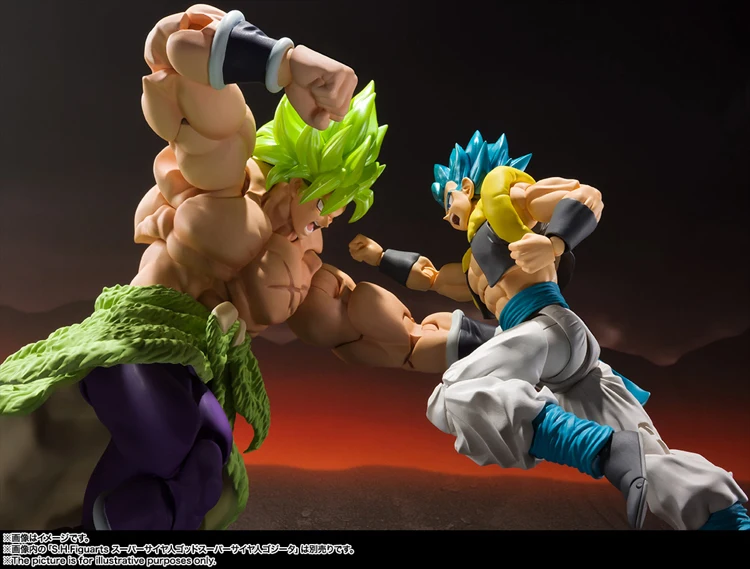 WSTXBD BANDAI Dragon Ball Супер SHF Gogeta BROLY полная мощность фигурка Brinquedos игрушки фигурные