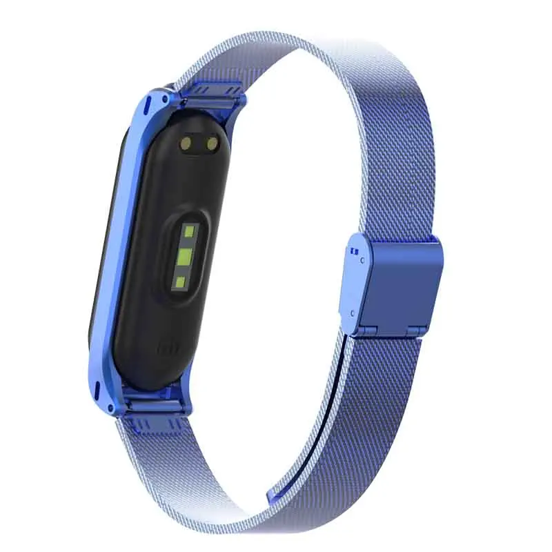 Нержавеющая сталь Correa mi Band 4 3 ремешок металлическое запястье для Xiao mi band 4 фитнес-браслет ремешок для часов ремень Смарт-часы аксессуары