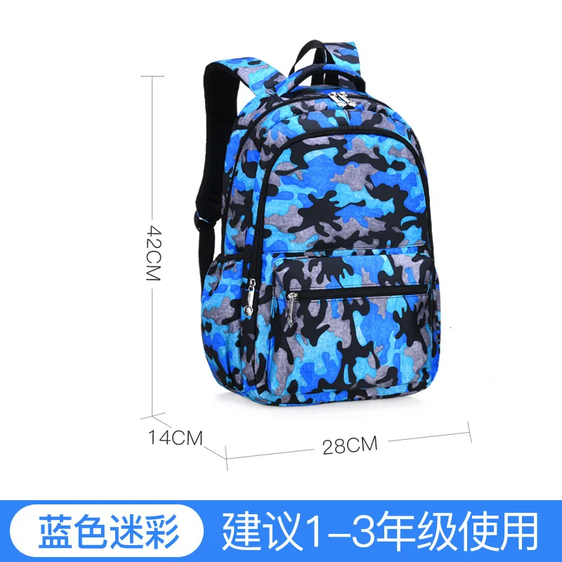 small blue Ортопедические детские школьные сумки для мальчиков и девочек; коллекция года; школьные рюкзаки; Детский рюкзак для начальной школы; mochilas escolar infantil - Цвет: small blue