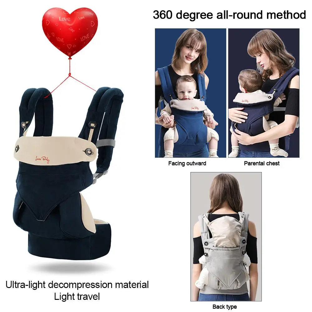 Слинги для младенцев слинг спереди обнимая поддерживающая повязка для новорожденных полотенце многофункциональный четыре сезона для детей 1-48 месяцев