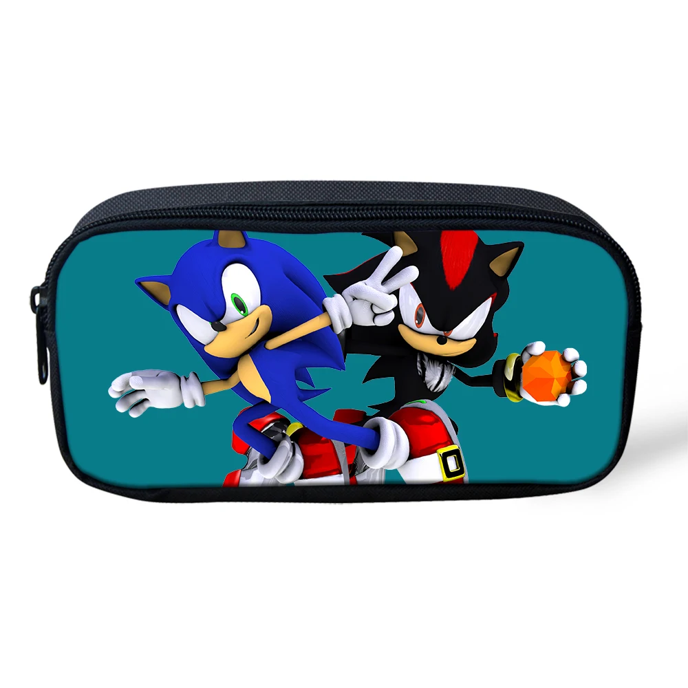 Sonic The Hedgehog, Студенческая сумка-карандаш для девочек и мальчиков-подростков, коробка для ручек и карандашей, детские школьные принадлежности, канцелярские принадлежности, коробка для хранения - Цвет: CDGX2074K