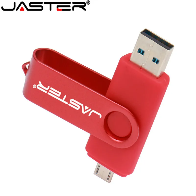 USB-флеш-накопитель JASTER OTG объемом 4 ГБ 8 16 32 64 флеш-накопитель для смартфонов Android