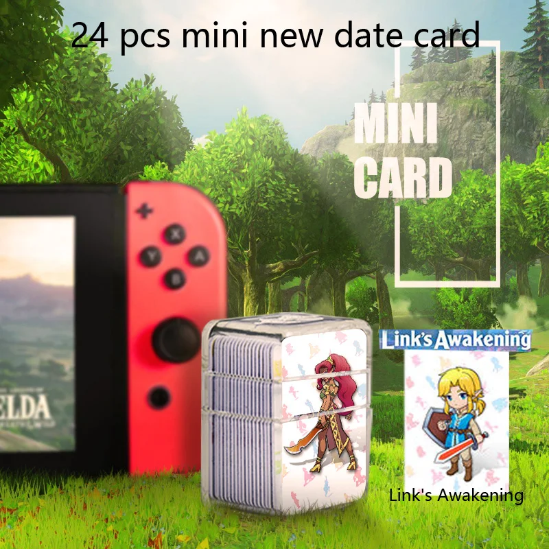 24 шт. NTAG215 Zelda NFC карта 20 Heart Wolf Revali Mipha Daruk Urbosa для amiibo игры Легенда дыхания диких NS переключатель