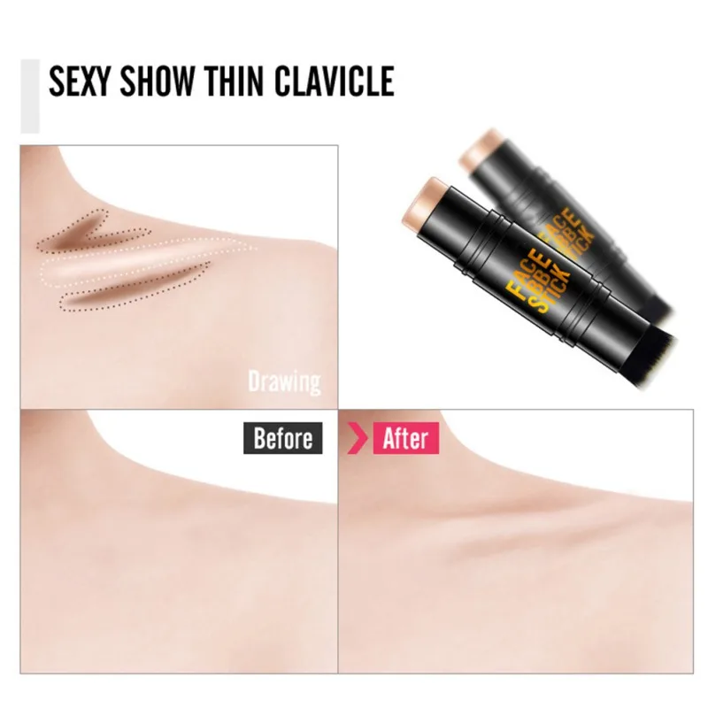 Детская погремушка для лица, долговечная защита от масла, водостойкая, осветляющая, цветная Крышка для кожи, окрашивает карандаш-консилер с кистью