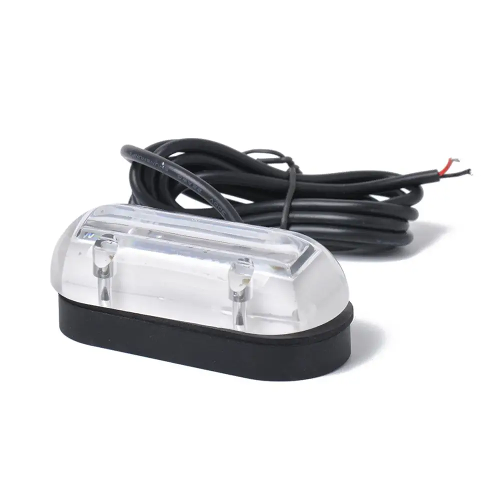 12V 6 светодиодный морской лодка подводный синий свет накладное освещение высокой интенсивности водонепроницаемый