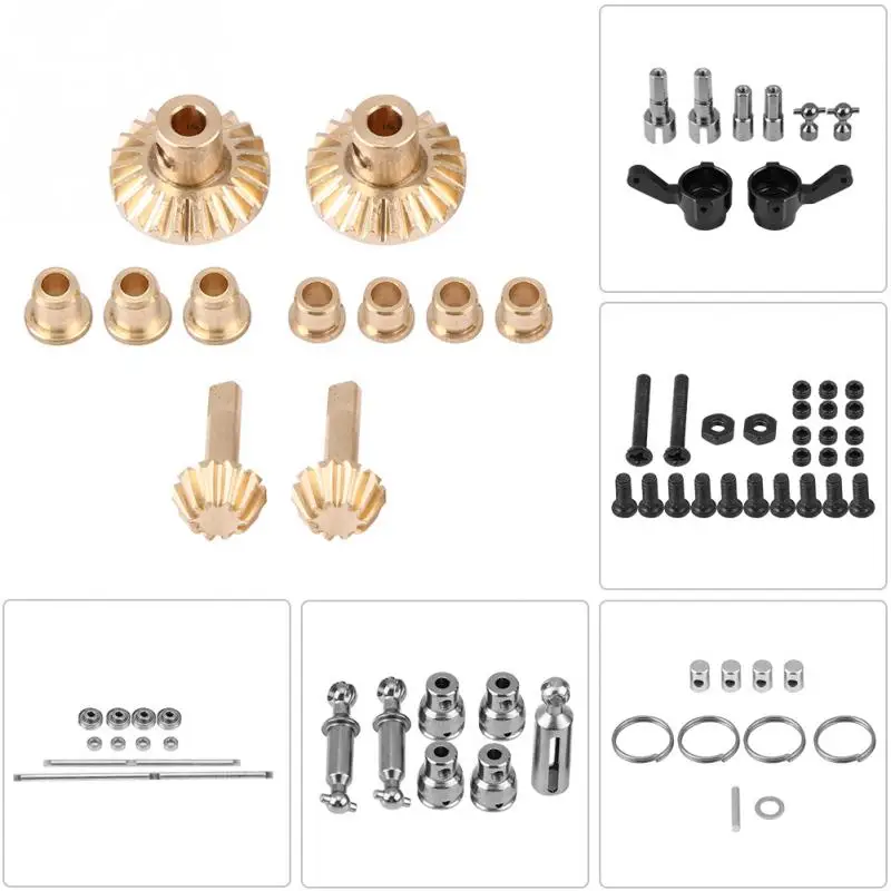 

Hot Full RC Car Parts Full Set of Upgrade Accessory Parts + 2ml lubricating oil for WPL B-14 B-24 B-16 B-36 C-14 C-24 RC Car