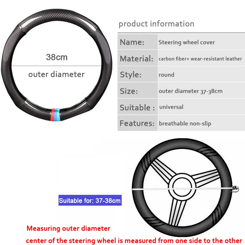 Чехол рулевого колеса автомобиля для BMW E83 X3 E53 X5 E39 E46 325i F86 F87 F80 F82 F12 F13 F33 F30 M3 X1 X6 320i 325i 330i M4 M6