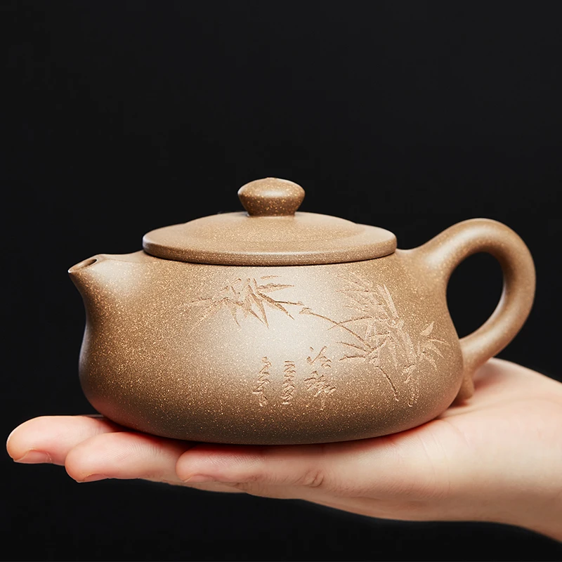 

Одинарный чайник из исинской глины рекомендуется чистый ручной каменный ковш тыквы размера руды Его эпоха глины