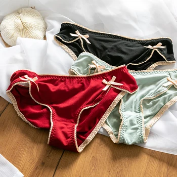 

Women underwear sexy ladies cotton fork antibacterial cotton briefs women breathable modal shorts seamless lace panty