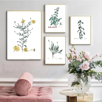 

Botanical Herb Studies watercolour Posters and Prints French Plant Canvas Painting Wall Art Pictures Kitchen Bedroom Decor