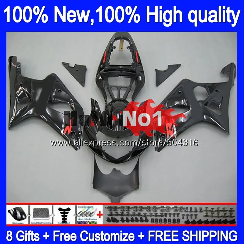 Корпус для SUZUKI GSX-R1000 GSXR1000 1000CC 2000 2001 2002 19MC. 82 GSXR-1000 K2 GSX R1000 GSXR 1000 00 01 02 черный обтекатель