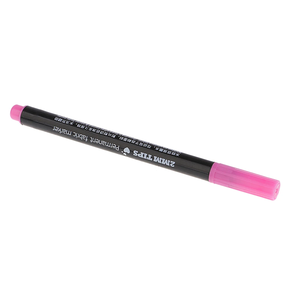 2mm T-Shirt Permanent Fabric Paint Marker Pen Textile Clothes Shoes DIY Craft