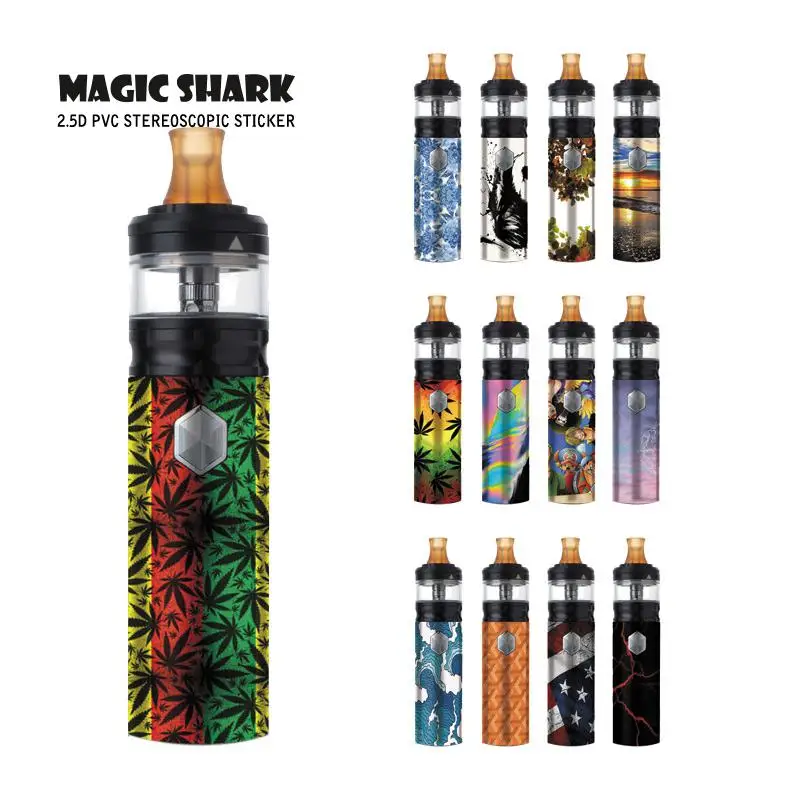 Magic Shark USA Flag Panda Leaf One Piece Vape Skin Sticker Film Vape Case for Geekvape Flint Kit 001-017