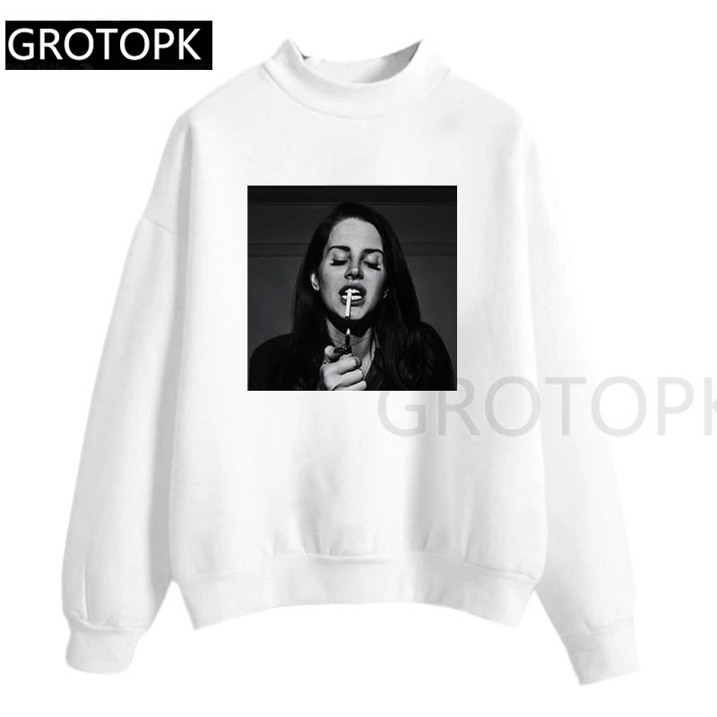 Крутая курительная Толстовка Lana Del Rey женская розовая толстовка с капюшоном Новая Толстовка с принтом Повседневный теплый осенне-зимний пуловер с длинным рукавом
