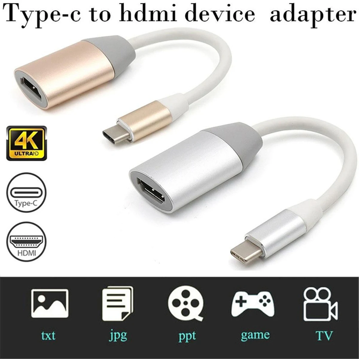 USB 3,1 type C в HDMI выход конвертер анти-помехи аудио адаптер кабель поддерживает самостоятельное питание для Macbook