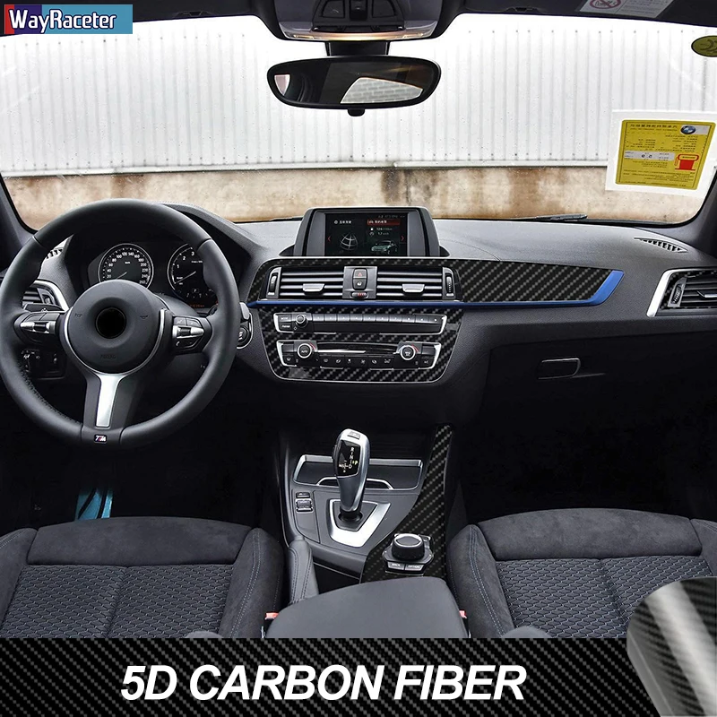 Защитная пленка для салона автомобиля 5D Виниловая наклейка из углеродного