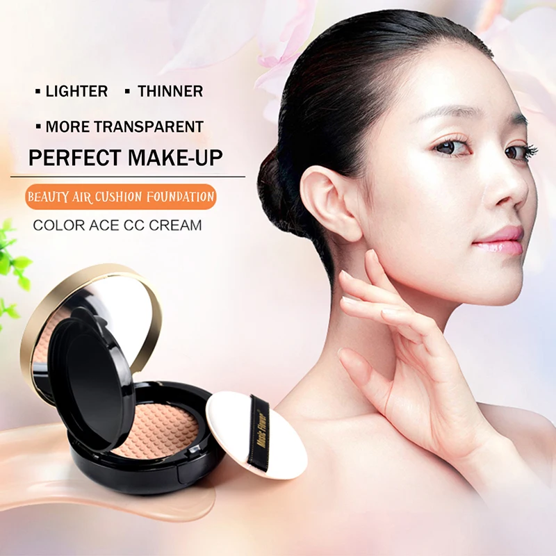 BB крем Air Cushion Foundation для всех типов кожи легко носить контроль масла водонепроницаемый стойкий консилер натуральный макияж
