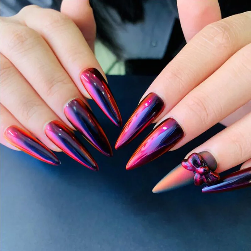 Crystal Pigment Chrome Mirror Powder Nails Glitter Magic Effect For Gel Nail Polish Manicure Decoration nail powder nail glitter nail pigment nail decoration
