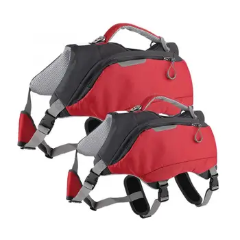 

2 in 1 Saddle Bag Travel Packs for Training Hiking Camping Comfortable Dog Pet Carrier Backpack Dog Carrier Bag