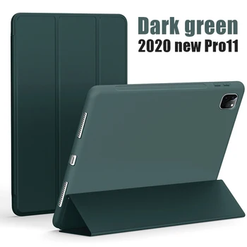 

For iPad Pro 11 Smart Magnetic ipad Case with Soft TPU Back Cover Pencil Holder for 2018/2020 iPad Pro 11 inch Universal Case